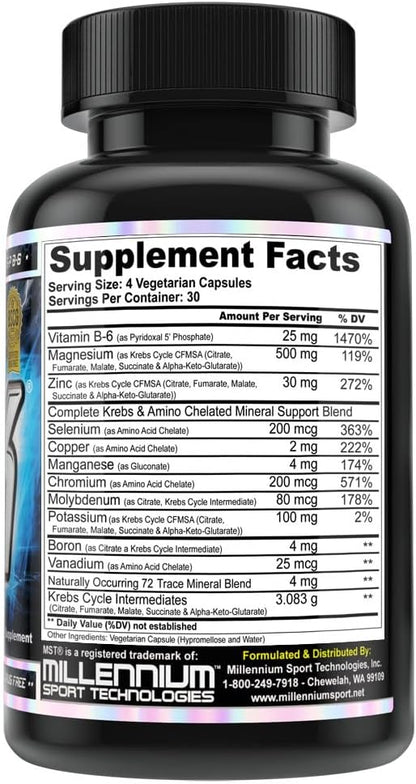 MST ZMK - Zinc y Magnesio con Quelatos Krebs – Vitamina B6: funcionamiento normal del sistema nervioso, – Image 3