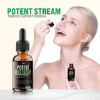 Potent Stream Drops - Suplemento Líquido para la Salud de la Próstata (Pack de 3 - 3 Meses de Suministro)