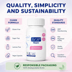 SOP NIAM D-Chiro Inositol 500mg con Ácido Fólico, Vitamina D3, B6, B12 y Biotina - 60 Cápsulas Veganas