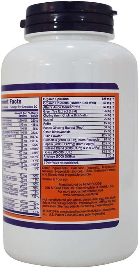 Multivitamin without Iron - 180 Vegetable Capsules (2-Pack)