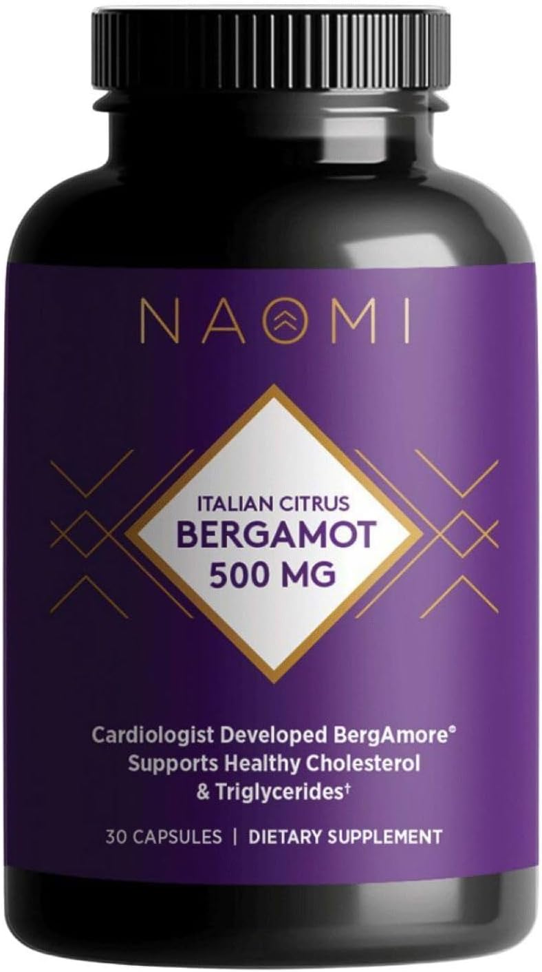 NAOMI Bergamota Italiana Citrus Bergamot 500 mg - Extracto BergAmore® Patentado