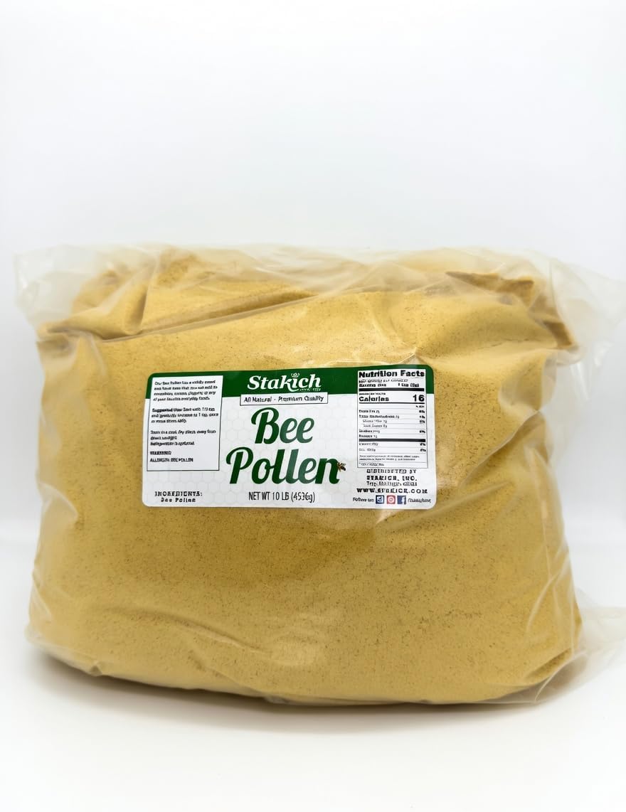 Stakich Polen de Abeja en Polvo, 10 libras (4.54 kg)