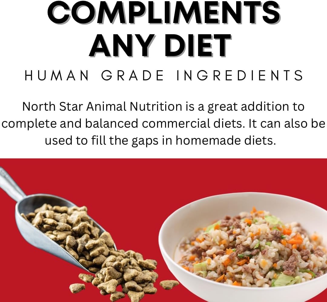 North Star Animal Nutrition - Multivitamínico Completo para Perros en Polvo (227 g) con Vitaminas, Minerales, Prebióticos y Probióticos