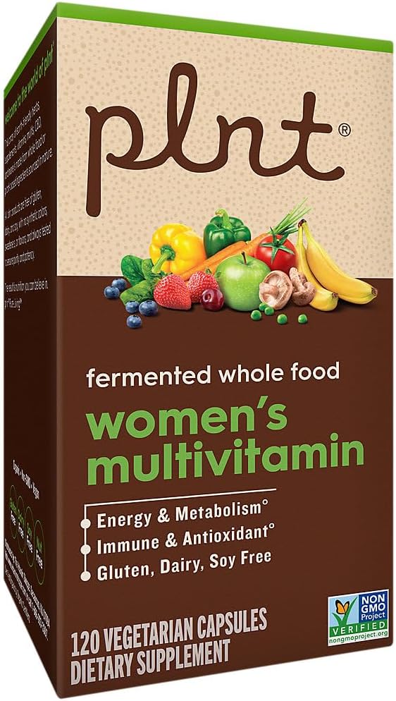 plnt Multivitamínico Fermentado para Mujeres - 120 Cápsulas Veganas