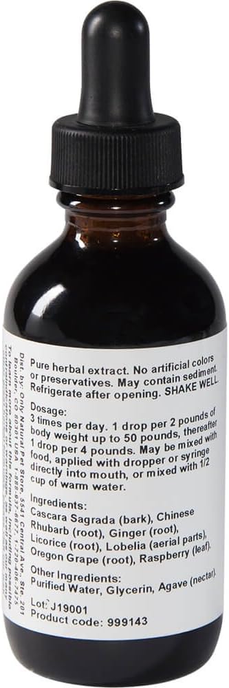 Only Natural Pet Laxa-Herb Fórmula Herbal 2 oz
