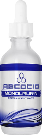 Monolaurin Extracto Líquido 900 mg, 4.8 oz (142 ml), 158 Dosis – No Transgénico, Sin Gluten, Probado por Terceros