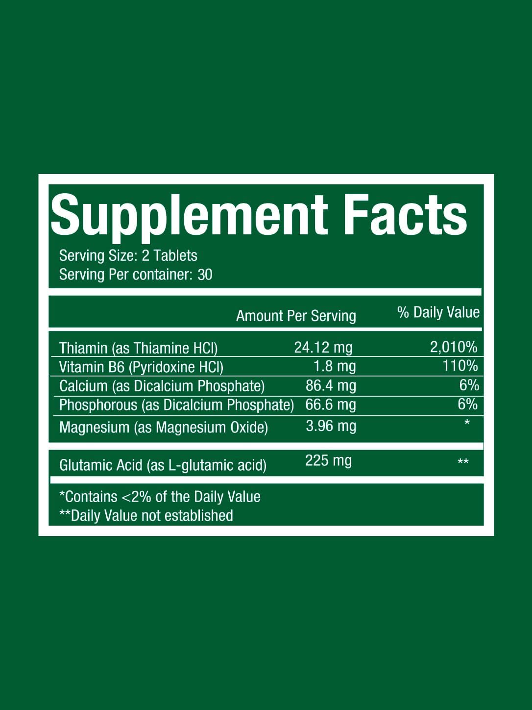 Fitina Complemento Cerebral con Vitamina B6 y Tiamina - 60 Comprimidos