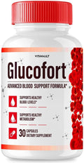 Glucofort Max Advanced Blood Support - Fórmula Avanzada en Cápsulas (1 Pack)