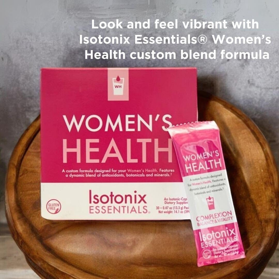 Isotonix Essentials Women’s Health Multivitamin Powder – Complejo Multivitamínico para Mujer, 30 Sobres