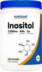 Nutricost Inositol Powder 1LB (454 Gramos) - Sin Gluten, No-GMO