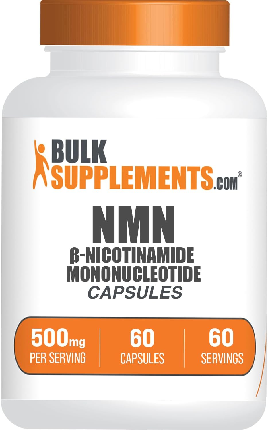 Cápsulas de NMN - Beta-Nicotinamida Mononucleótido (500mg) - 60 Cápsulas