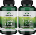 Swanson Jujube Fruit - Suplemento Herbal de Espectro Completo - 675mg por Cápsula (60 Cápsulas, Pack de 2)