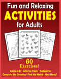 Fun and Relaxing Activities for Adults: Puzzles for People with Dementia [Large-Print] (Easy Activities)