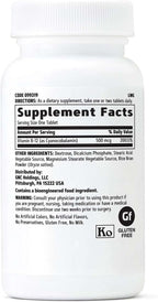 GNC Vitamina B-12 500mcg - 100 Comprimidos para Energía