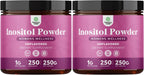 Inositol en Polvo Myo-Inositol y D-Chiro Inositol – Suplemento de Apoyo a la Fertilidad – Equilibrio Hormonal y Claridad – 250g