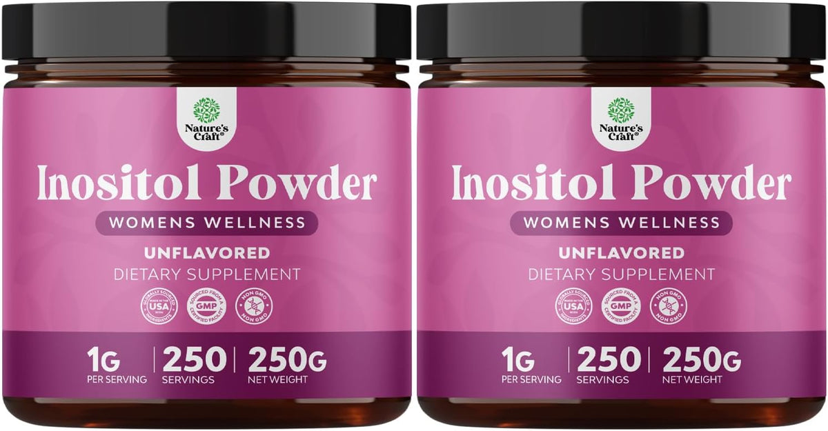 Inositol en Polvo Myo-Inositol y D-Chiro Inositol – Suplemento de Apoyo a la Fertilidad – Equilibrio Hormonal y Claridad – – Image 10