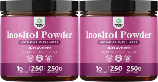 Inositol en Polvo USP - 250g (2 Paquetes)