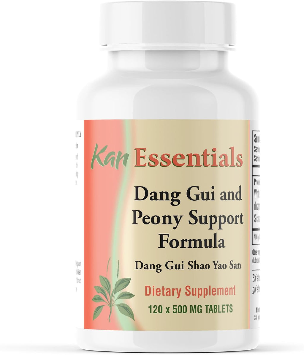 Kan Herb Essentials Dang Gui and Peony Support – Traditional Chinese Herbal Blend for Dogs and Cats, 120 Tablets