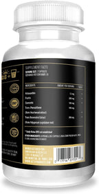 Actif Sirtuin Mega Support con 5 Factores Avanzados – Apoyo Antienvejecimiento, 100% Natural, No Transgénico, 60 Cápsulas