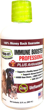 Immune Support for Dogs – Protección Antioxidante y Salud Intestinal – Con Inulina, Beta-Glucano, Omega-3 y Más
