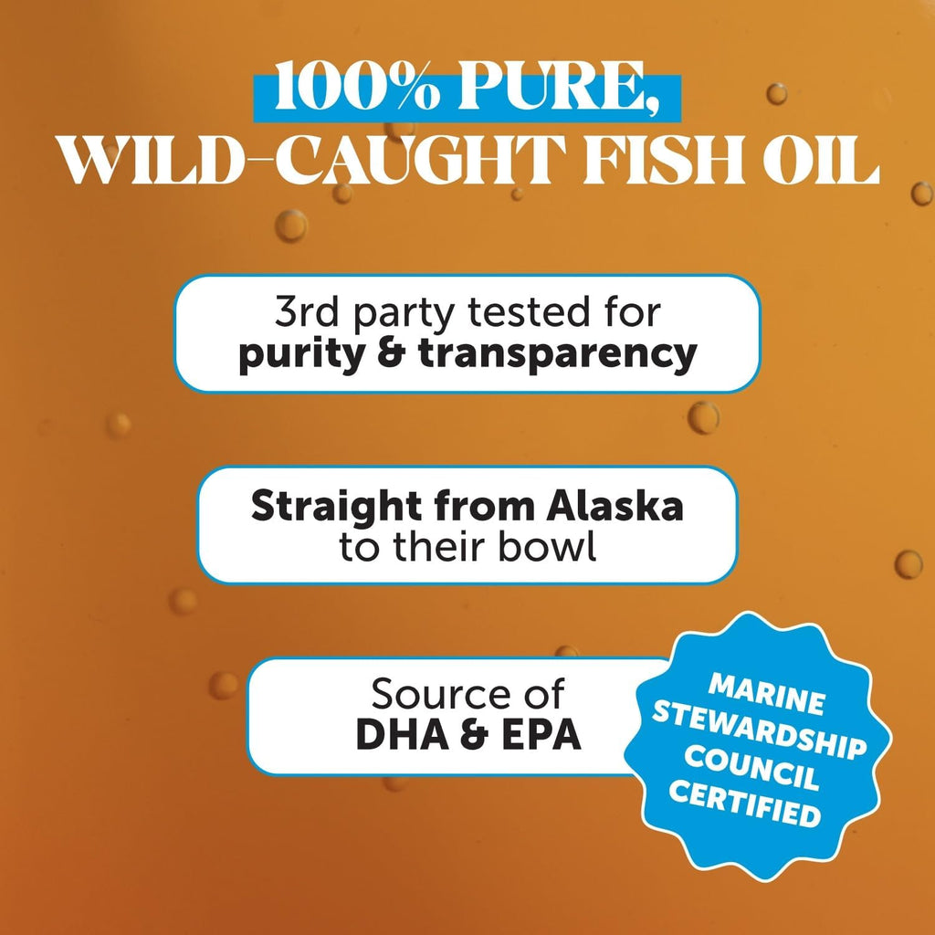 Omega 3 para Perros y Gatos - Aceite de Pescado Líquido (946ml)