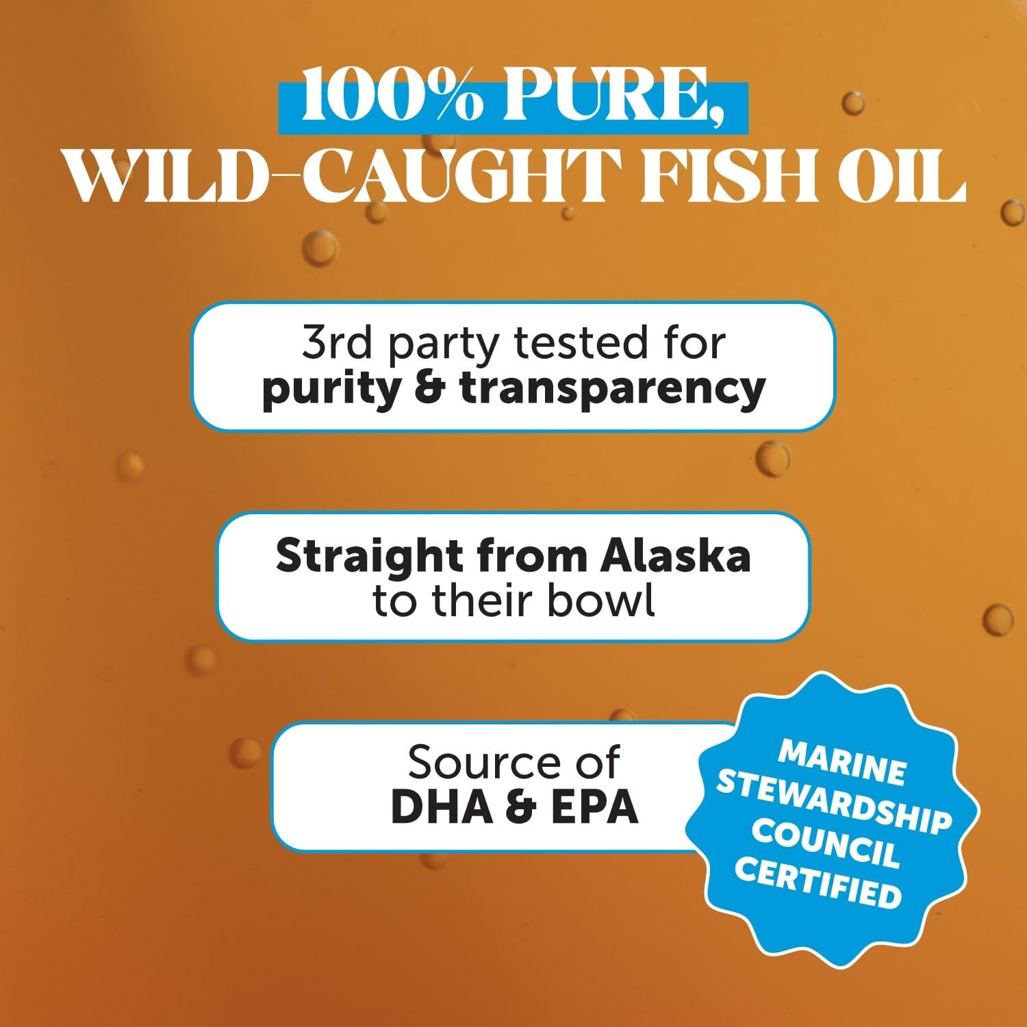 Omega 3 para Perros y Gatos - Aceite de Pescado Líquido (946ml)