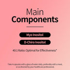 RUNICA Myo-Inositol y D-Chiro Inositol (Proporción 40:1) - 240 Cápsulas, Pack para 60 Días