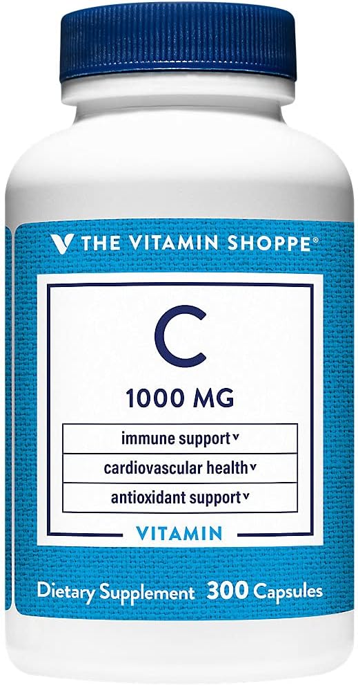 The Vitamin Shoppe Vitamina C 1000 mg, 300 Cápsulas