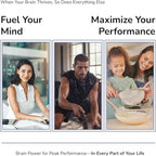 TriNeuro Daily Brain Supplement - Certificado NSF - Formulado por Neurocirujano para Apoyar la Cognición y Longevidad Funcional - Fosfatidilserina, Resveratrol, Glutatión - 30 Cápsulas