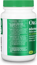 Organika Goutrin Uric Acid Flush - Complemento alimenticio para el bienestar articular (120 cápsulas)