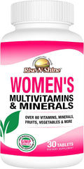 Rise-N-Shine Multivitamínico para Mujeres con Zinc, Selenio, Calcio y Magnesio - 30 Comprimidos