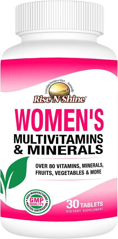 Rise-N-Shine Multivitamínico para Mujeres – Apoyo al sistema inmunitario: El zinc contribuye al funcionamiento – Image 1