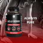 PURE ORIGINAL INGREDIENTS Goji Berry (365 Cápsulas) - Sin Rellenos, Puro, Verificado en Laboratorio