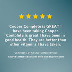 Cooper Complete Basic One Multivitamin con Hierro - 60 Comprimidos (Pack de 3)