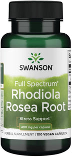 Swanson Rhodiola Rosea Root - 4 mg, 100 Cápsulas