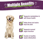 Amber NaturalZ Tumoxil Suplemento Herbal para la Salud Profunda de la Piel para Perros y Cachorros | Suplemento Canino para Apoyo a la Piel y el Metabolismo | Botella de Vidrio de 118 ml