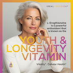 Ideal Infusion L-Ergothioneina 30mg – Antioxidante, Longevidad, Salud Cerebral y Cardíaca – 60 Cápsulas Veganas