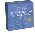Maria Shriver's The Sunday Paper: Meditaciones Diarias para una Vida con Propósito 2027