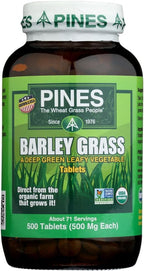 Pines Hierba de Cebada 500 mg 500 Comprimidos