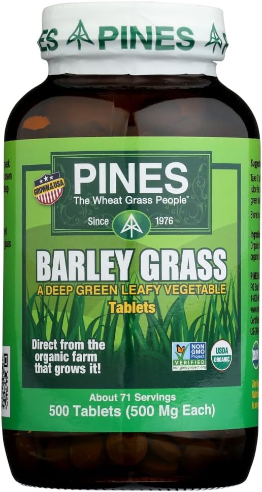 Pines Hierba de Cebada 500 mg 500 Comprimidos