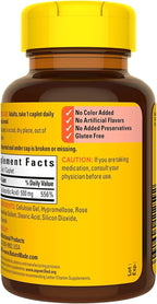 Nature Made Vitamina C 500 mg Comprimidos con Escaramujo, 130 Comprimidos (Paquete de 3)