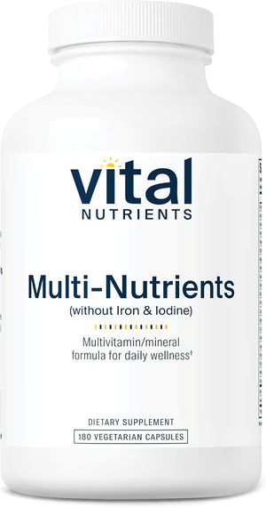 Vital Nutrients Multi-Nutrients - – Metafolin® L-5-MTHF: forma activa del folato (vitamina B9), directamente – Image 1