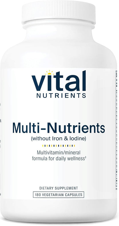 Vital Nutrients Multi-Nutrients - – Metafolin® L-5-MTHF: forma activa del folato (vitamina B9), directamente – Image 1