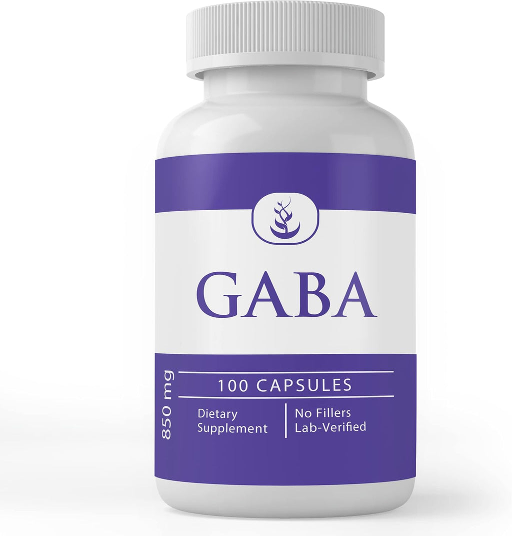 Pure Original Ingredients GABA, 100 Cápsulas - Suplemento Puro