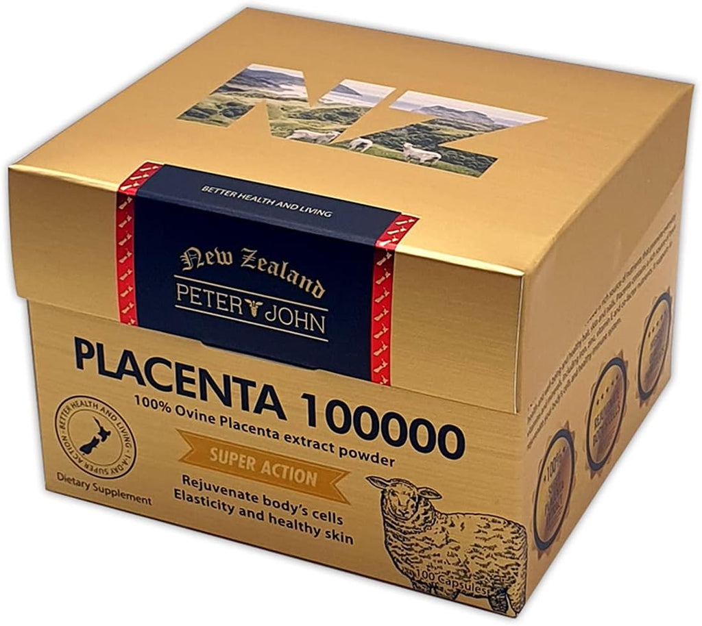 Healthfarm Peter John Placenta Ovina 100000 mg 100 Cápsulas