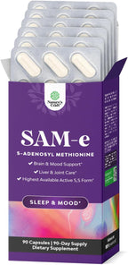 Pure SAM E Supplement 150mg, 90 Cápsulas - Natures Craft
