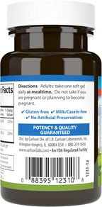 Carlson A & D, 10.000 UI (3.000 mcg RAE) Vitamina A, 5.000 UI (125 mcg) Vitamina D3, 100 Cápsulas Blandas