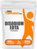 Disodium EDTA Powder - 1 kg (2.2 lbs) - Food Grade, Pure and Gluten Free