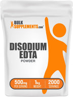Disodium EDTA Powder - 1 kg (2.2 lbs) - Food Grade, Pure and Gluten Free