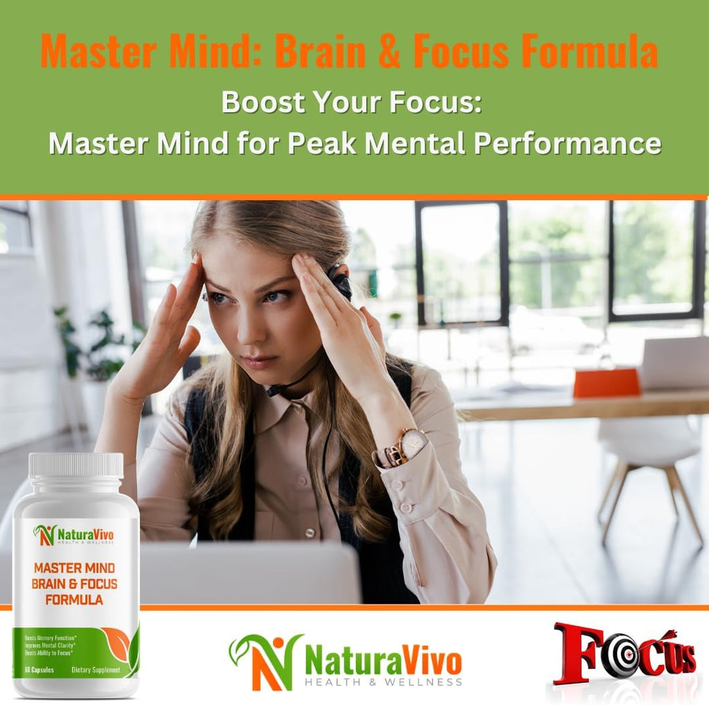 Master Mind Fórmula para el Cerebro y la Concentración